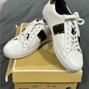 Micheal Kors Irving Stripe Lace Up/Leather 43FOIRFP7L